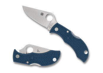 SPYDERCO MANBUG 1.96" COBALT BLUE