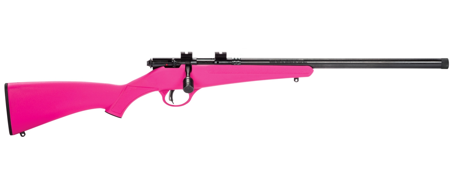 SAVAGE ARMS RASCAL 22LR CPT HEAVY BBL PINK 3 SAVAGE ARMS RASCAL 22LR CPT HEAVY BBL PINK
