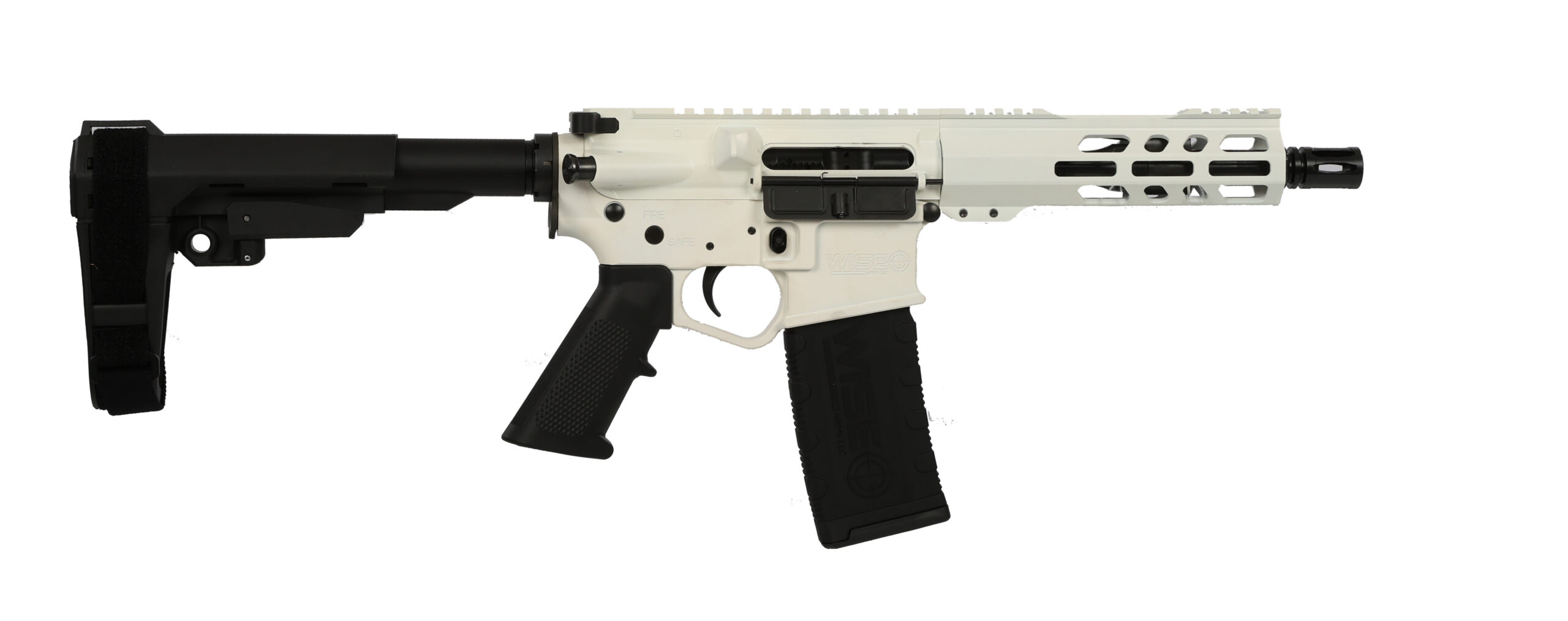 Wise Arms WA-15B 5.56MM Wht 7.5″ SBA3