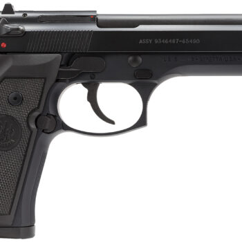 Beretta USA J92M9A0CA M9 *CA Compliant Full Size Frame 9mm Luger 10+1, 4.90" Steel Barrel, Black Bruniton Serrated Steel Slide & Aluminum Frame w/Beavertail, Ambidextrous