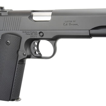 Ed Brown SF18G4 Special Forces Gen4 45 ACP 7+1 5" Stainless Steel Barrel, Stealth Gray Serrated Carbon Steel Slide, Stealth Gray Stainless Steel Frame w/Beavertail, Black VZ Grip, Right Hand