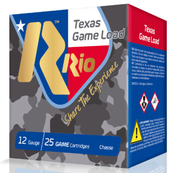Rio Ammunition TGHV366TX Texas Game Load High Velocity 12Gauge 2.75" 1 1/4oz 6Shot 25 Per Box/10 Case