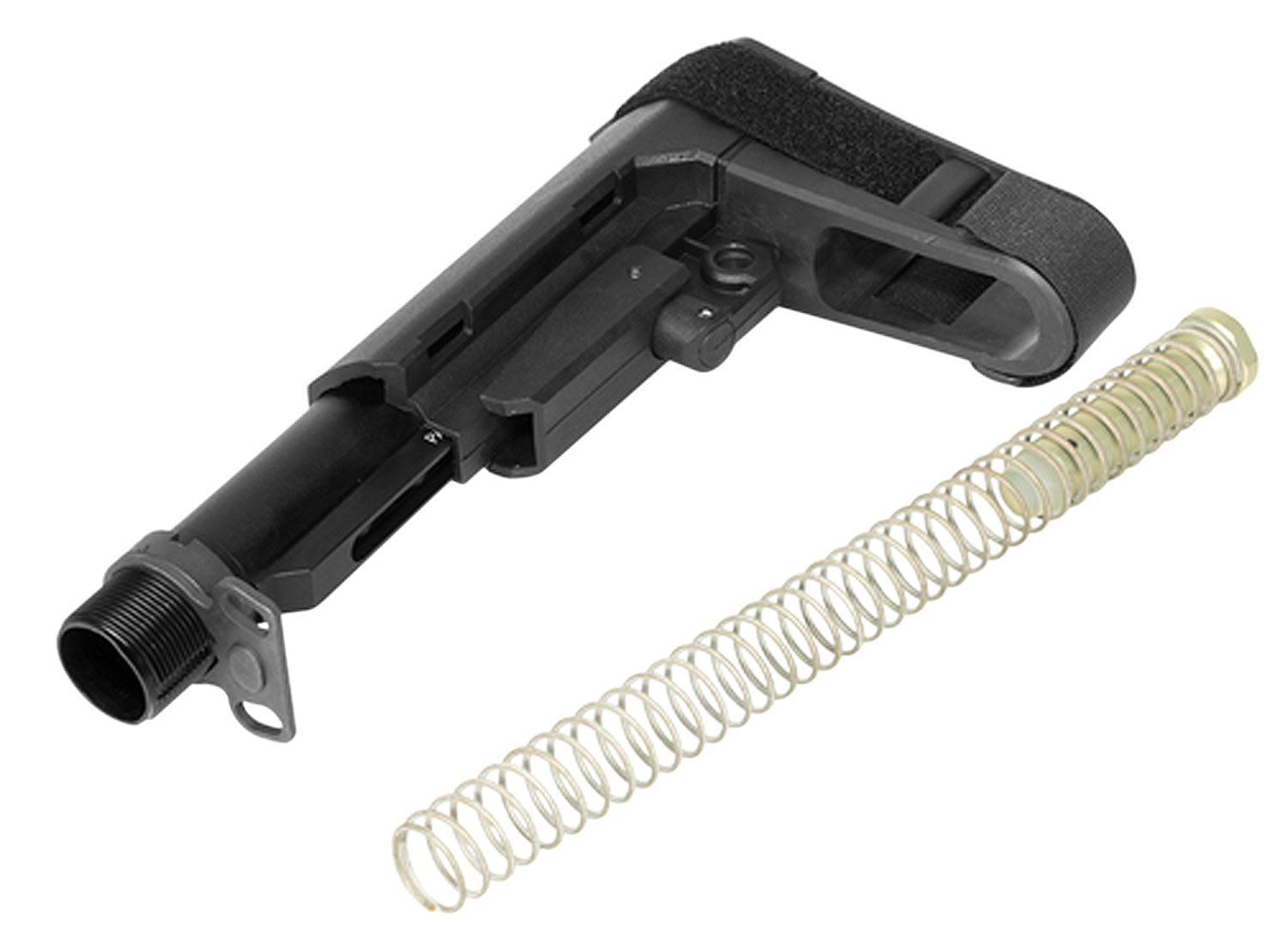 CMMG 55CA9F7 RipBrace Kit 6 Position Black Synthetic with Fastback & P3 Technology for AR-Platform 3 CMMG 55CA9F7 RipBrace Kit 6 Position Black Synthetic with Fastback & P3 Technology for AR-Platform