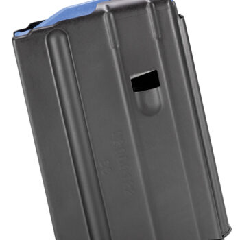 DuraMag 1065041176CPD SS  10rd 6.5 Grendel/6mm ARC for AR-15 Black w/ Blue Follower Detachable