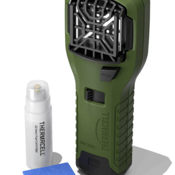 Thermacell MR300G MR300 Portable Repeller Olive Effective 15 ft Odorless Scent Repels Mosquito Effective Up to 12 hrs