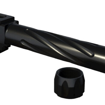 Rival Arms RA20G202A Precision  9mm Luger Compatible w/Glock 19 Gen3-4, 4.02" Fluted Threaded Black PVD Stainless Steel