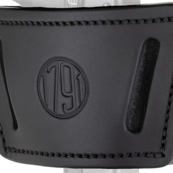 1791 Gunleather UIWXSBLA UIW Max  IWB/OWB Black Leather Belt Clip Fits Most Mid-Large Frame Autos with Rail, Laser & Light Ambidextrous