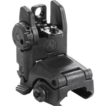 Magpul MAG248-BLK MBUS Sight Rear  Black Folding for AR-15/M16