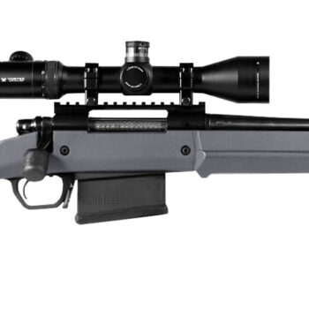 Magpul MAG931-GRY Hunter American Stock Fixed with Aluminum Bedding & Adjustable Comb Stealth Gray Synthetic for Ruger American SA