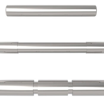 Cross Armory CRGPSSV 3 Pin Set  Compatible w/ Glock Gen1-3 Silver Steel