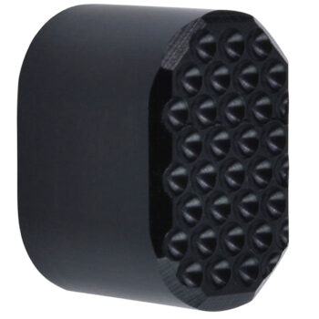 Phase 5 Weapon Systems PMRBLKDIMPLED Dimpled Mag Release  6061-T6 Aluminum Black Anodized