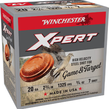 Winchester Ammo WE20GT7 Super X Xpert High Velocity 20Gauge 2.75" 3/4oz 7Shot 25 Per Box/10 Case