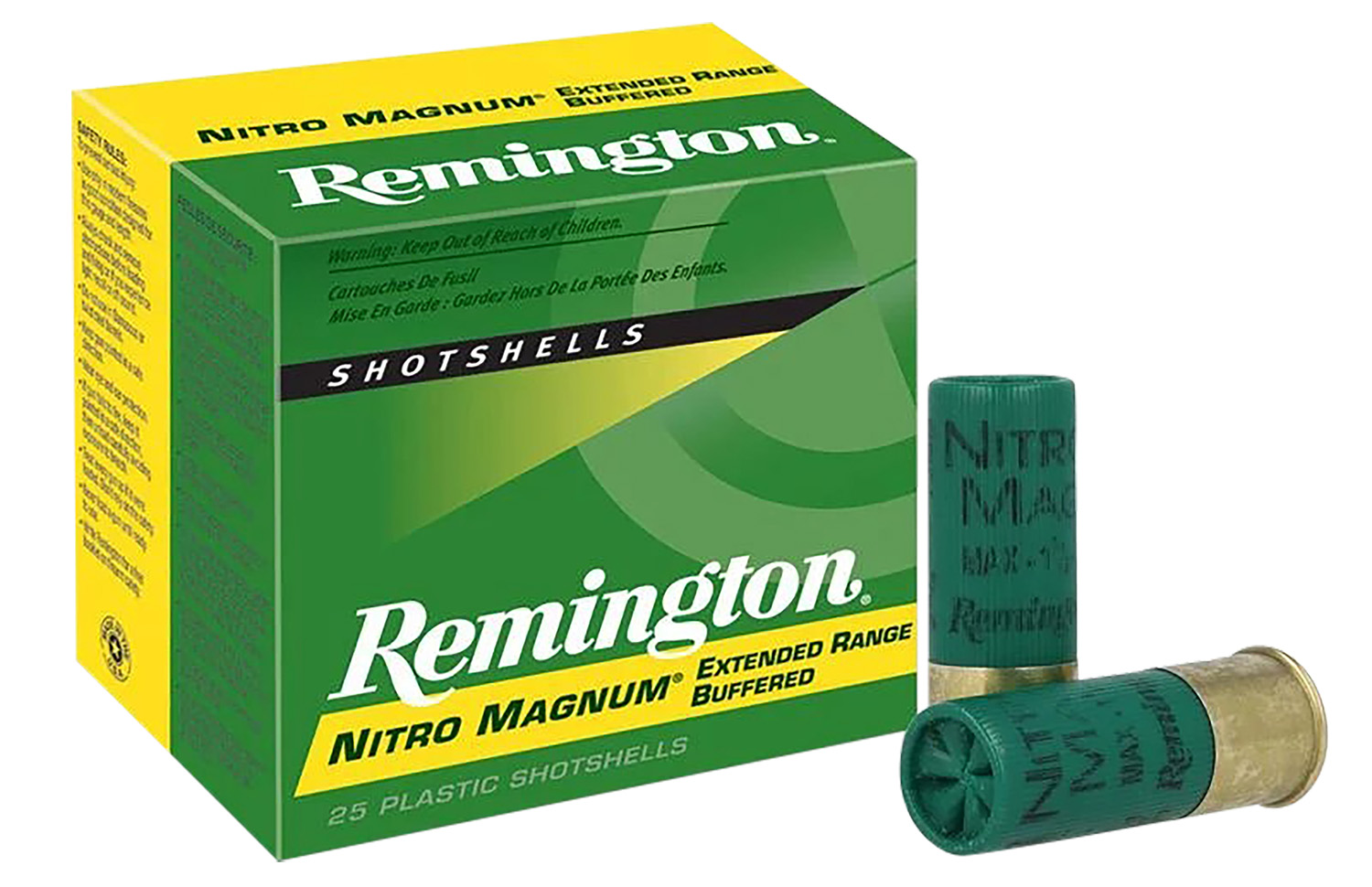 Remington Ammunition 26674 Nitro Magnum 12Gauge 3" 1 5/8oz 4Shot 25 Per Box/10 Case 3 Remington Ammunition 26674 Nitro Magnum 12Gauge 3" 1 5/8oz 4Shot 25 Per Box/10 Case