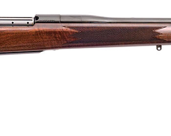 Weatherby MDX01N333WR8B Mark V Deluxe Full Size 338-378 Wthby Mag 2+1 26" High Gloss Blued Fluted Threaded Barrel, Blued Steel Drilled & Tapped Receiver, Gloss Walnut Monte Carlo Stock, Right Hand