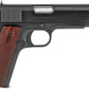 Colt Mfg O1911C38 1911 Government 38 Super 9+1 5" Blued National Match Barrel, Serrated Steel Slide & Frame w/Beavertail, Black Cherry Checkered G10 Grip 2 119056
