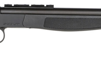 CVA CR4830 Scout  Full Size 450 Bushmaster 1rd 25" Matte Blued Single Shot Barrel, Matte Blued Steel Receiver w/DuraSight Rail, Black Fixed Synthetic Stock, Ambidextrous