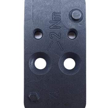 HK 50254264 Optic Plate #4 Black Steel, Fits HK VP9 OR Leupold DeltaPoint Pattern Footprint Mount