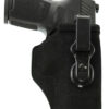 Galco TUC608B Tuck-N-Go 2.0 IWB Black Leather UniClip/Stealth Clip Fits Sig P238/Springfield 911/Diamondback DB Ambidextrous 1 1217 2