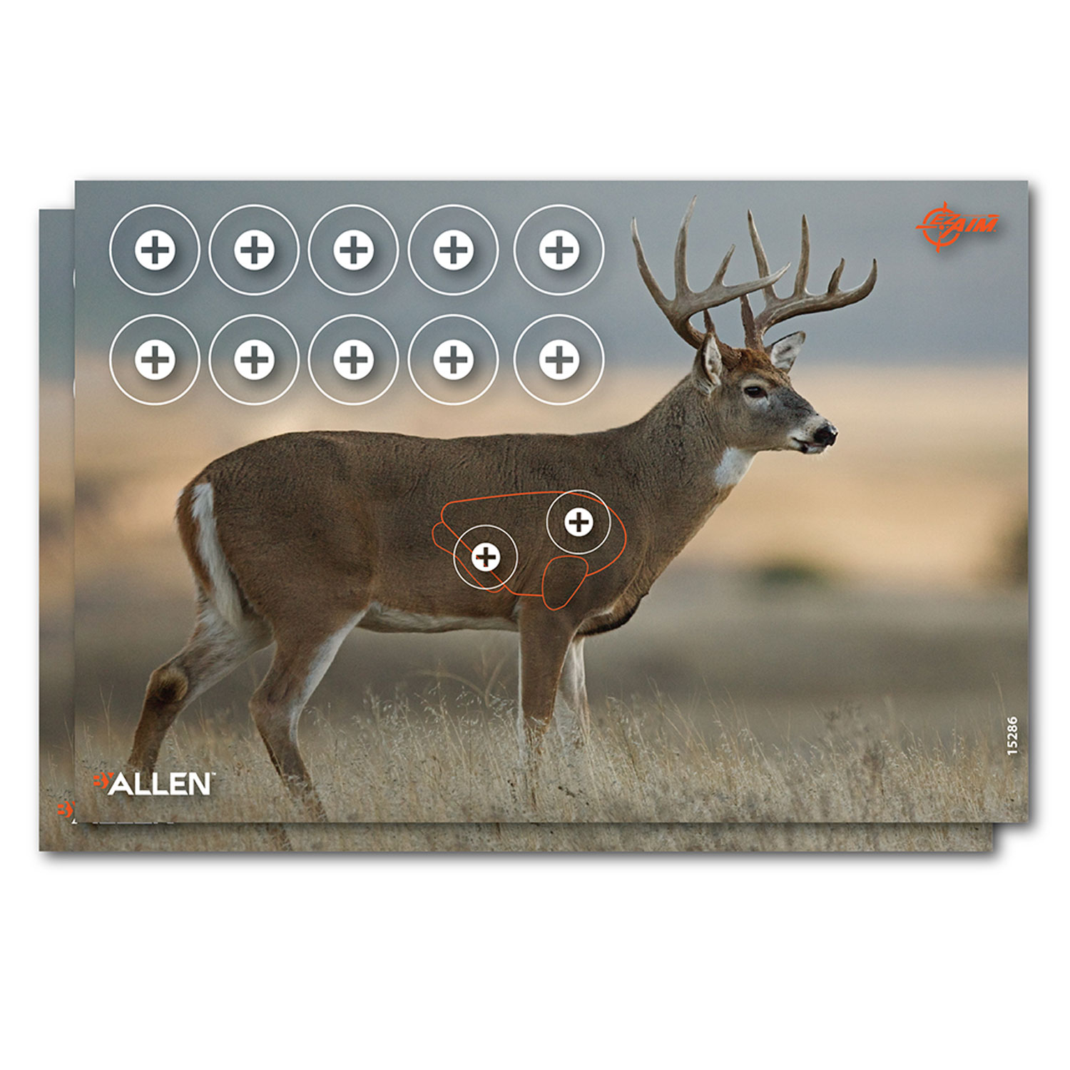 EZ-Aim 15286 Whitetail Deer Paper Hanging 23" x 35" Multi-Color Includes Pasters 2 Per Pkg 3 EZ-Aim 15286 Whitetail Deer Paper Hanging 23" x 35" Multi-Color Includes Pasters 2 Per Pkg
