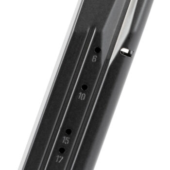 Mec-Gar MGWIT38LFAFC Tanfoglio 17rd 38 Super, Fits Tanfoglio Witness Large Frame Blued w/Anti-Friction Coating Carbon Steel