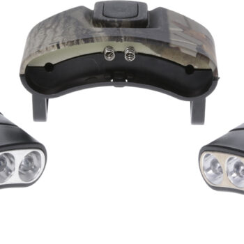 Cyclops CYCHCDTWGN Orion Tilt 30 Lumens Green/White LED Bulb Camo Clip-On