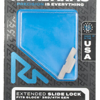 Rival Arms RA80G001D Slide Lock  Extended Stainless Steel for Glock Gen3-4