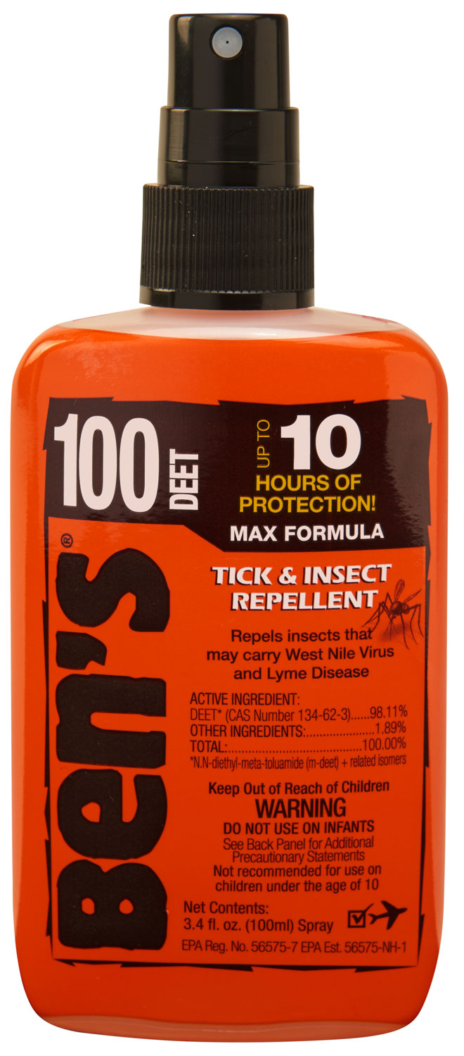 Ben's 00067080 100 Odorless Scent 3.40oz Spray Repels Ticks & Biting Insects Effective Up to 10 hrs 3 Ben's 00067080 100 Odorless Scent 3.40oz Spray Repels Ticks & Biting Insects Effective Up to 10 hrs