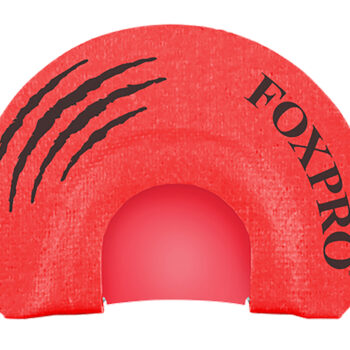 Foxpro TOPGUN Top Gun Howler  Diaphragm Call Triple Reed Sounds Attracts Coyotes Red