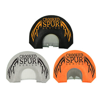 Foxpro CSMCOMBO Crooked Spur Combo Pack Diaphragm Call Double/3.5 Reed Turkey Sounds Attracts Turkeys Black/Orange/White 3 Piece