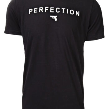 Glock AA75127 Perfection Pistol  Black Cotton Short Sleeve XL