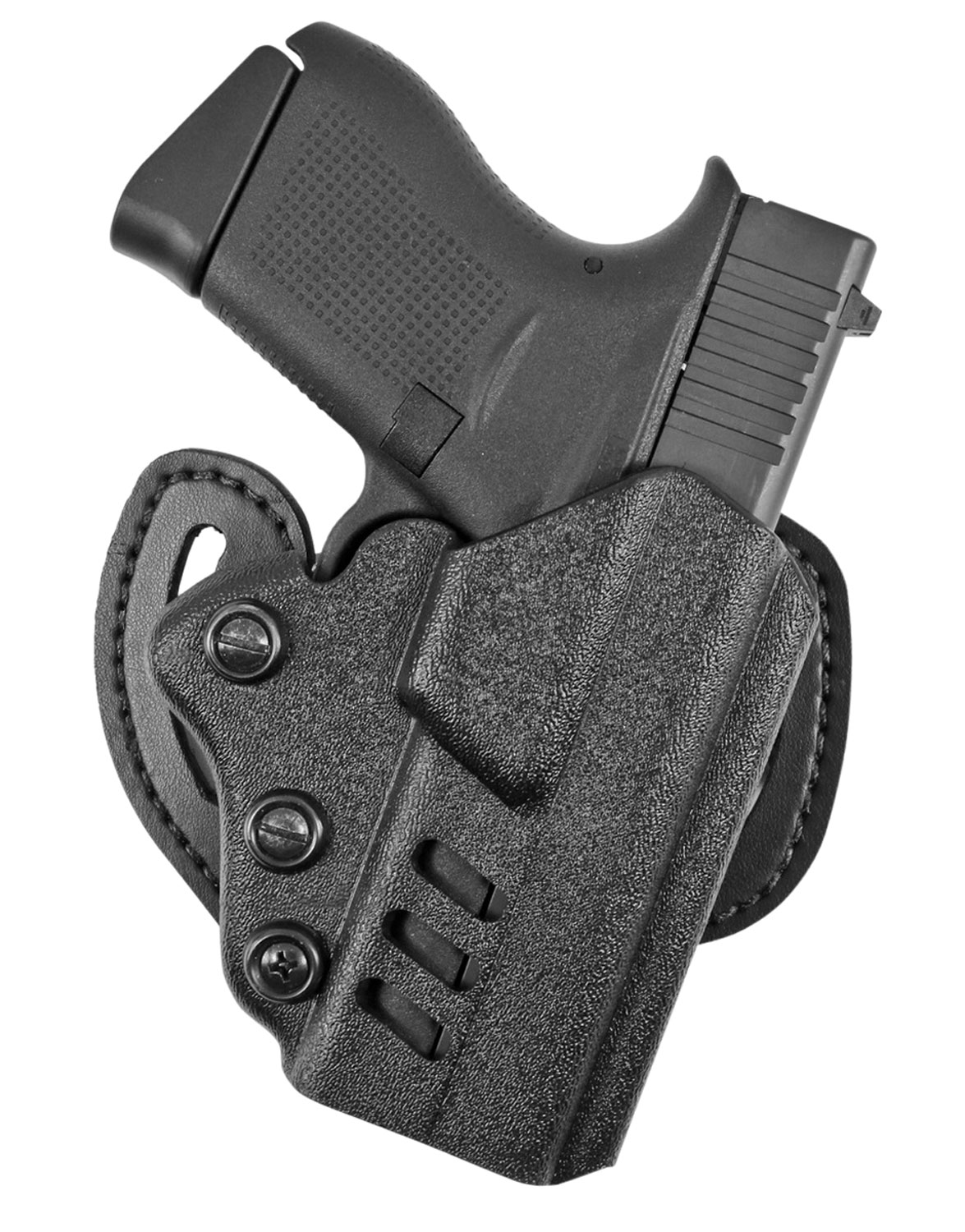 DeSantis Gunhide 042KAB6Z0 Facilitator OWB Black Kydex Belt Slide Compatible w/Glock 19/23 Belt 1.75" Wide Right Hand 3 DeSantis Gunhide 042KAB6Z0 Facilitator OWB Black Kydex Belt Slide Compatible w/Glock 19/23 Belt 1.75" Wide Right Hand
