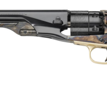 Pietta PF60CH448 1860 Army 44 Cal 6rd 8" Blued Steel Barrel & Cylinder, Color Case Hardened Frame, Walnut Grip