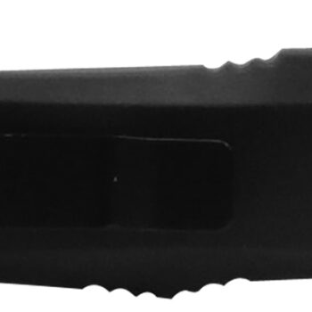 Templar Knife MFL231 Gen II Fallen Slim 3.43" OTF Tanto Plain Black Oxide Stonewashed 440C SS Blade, 5.05" Black w/Skull Aluminum Handle, Glass Breaker