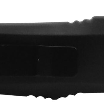 Templar Knife SFL232 Gen II Fallen Small 2.69" OTF Tanto Plain Powder Coated 440C SS Blade, 4.31" Black w/Skull Aluminum Handle, Glass Breaker