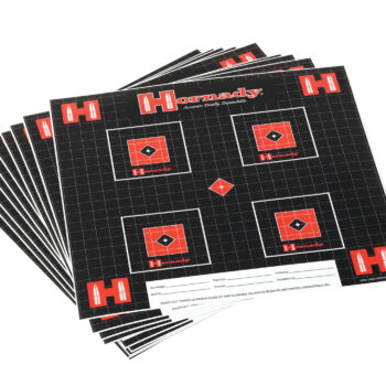 Hornady 9963 Lock-N-Load Target Grid Hanging Paper Black Red White 10 Pack
