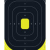 EZ-Aim 15372 Splash Reactive Target IPSC Silhouette Paper Hanging 12.50" W X 18.25" H Black/Yellow 8 Per Pkg 1 133268