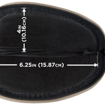 Allen 728 Pistol Case  8" Long Green Earth Tone Holds Handgun Endura