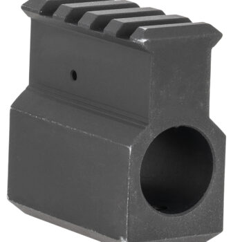 LBE Unlimited ARRGBUH Railed Gas Block Upper Receiver Height AR Platform Black Anodized Aluminum