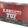 Fort Scott Munitions 556062SCV Tumble Upon Impact (TUI) 5.56x45mmNATO 62gr Solid Copper Spun 20 Per Box/25 Case 1 133848