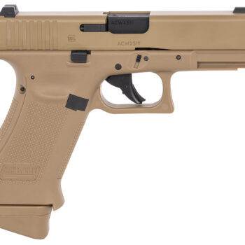 Umarex 2276338 G19X Gen5 Air Soft CO2 6mm, 14+1, Steel Slide, Coyote Tan Polymer Frame, Coyote Polymer Grips