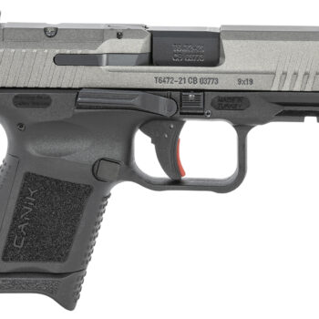 Canik HG6597TN TP9 Elite Subcompact 9mm Luger 3.60" 12+1 Black Tungsten Gray Cerakote Steel Slide Black Interchangeable Backstrap Grip