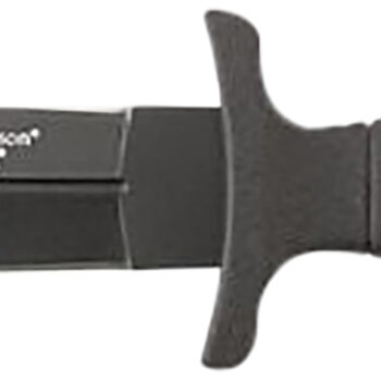 Smith & Wesson Knives SWHRT9BCP H.R.T.  4.75" Fixed Spear Point Plain 7Cr17MoV High Carbon SS Blade Thermoplastic Rubber Handle 9" OAL