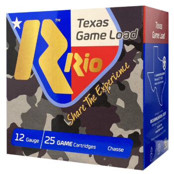 Rio Ammunition TGHV366 Texas Game Load High Velocity 12Gauge 2.75" 1 1/4oz 6Shot 25 Per Box/10 Case