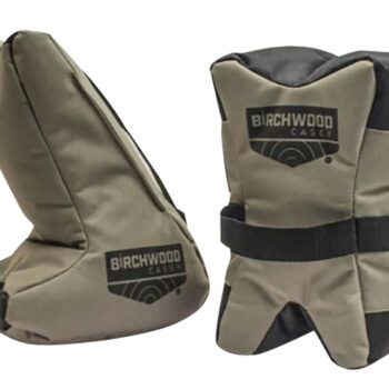 Birchwood Casey SRBCMBO Tactical Tac-Match Shooting Rest Prefilled Tan Nylon, 2-Pieces Designed For Tactical Rifles