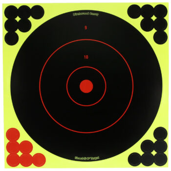 Birchwood Casey TDSNC1225PK Target Dispenser  Adhesive Paper 12" Bullseye Includes Pasters 25 Per Pack