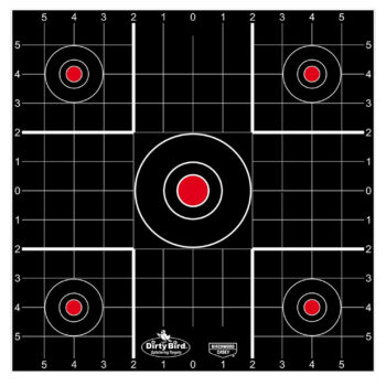 Birchwood Casey 35270 Dirty Bird  Bullseye Tagboard Target 12" 100 Per Pkg