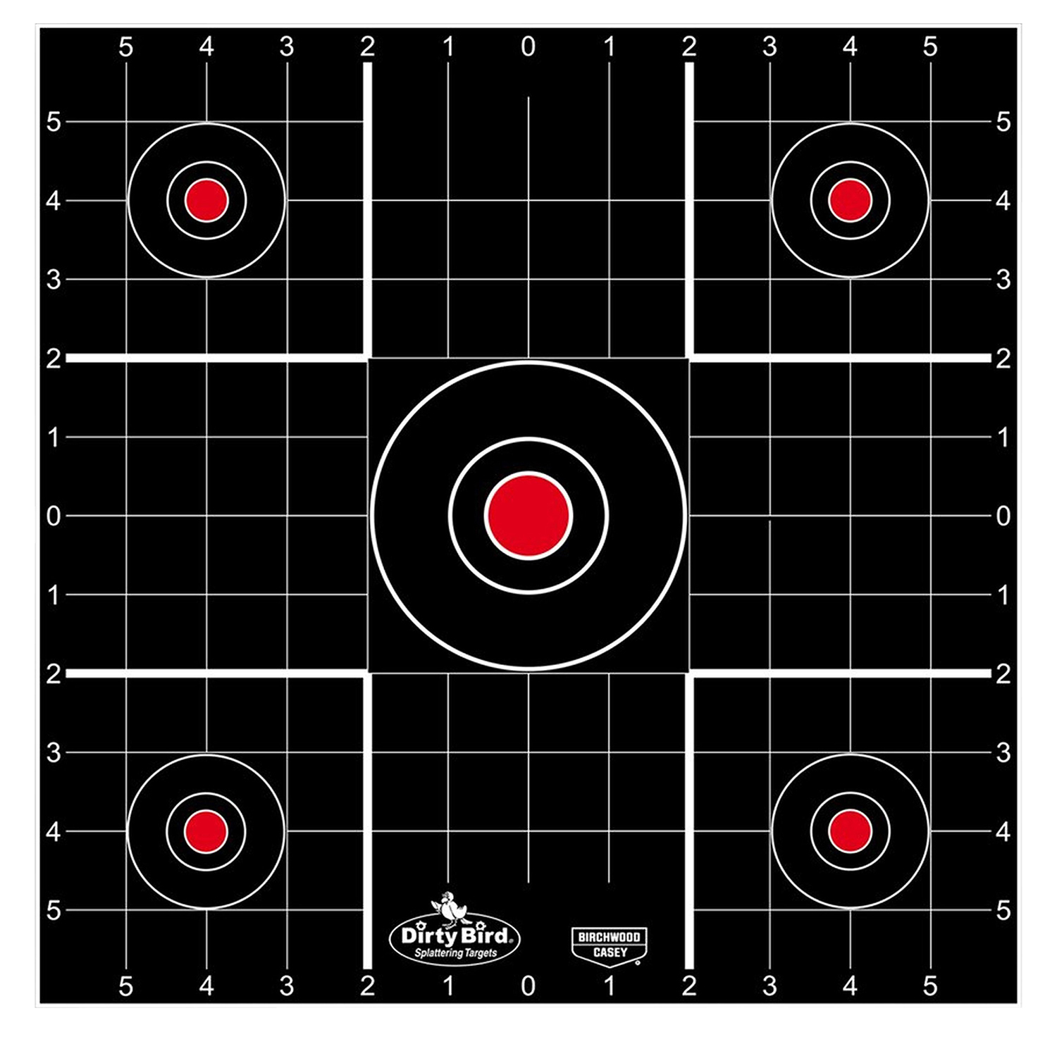 Birchwood Casey 35270 Dirty Bird Bullseye Tagboard Target 12" 100 Per Pkg 3 Birchwood Casey 35270 Dirty Bird Bullseye Tagboard Target 12" 100 Per Pkg