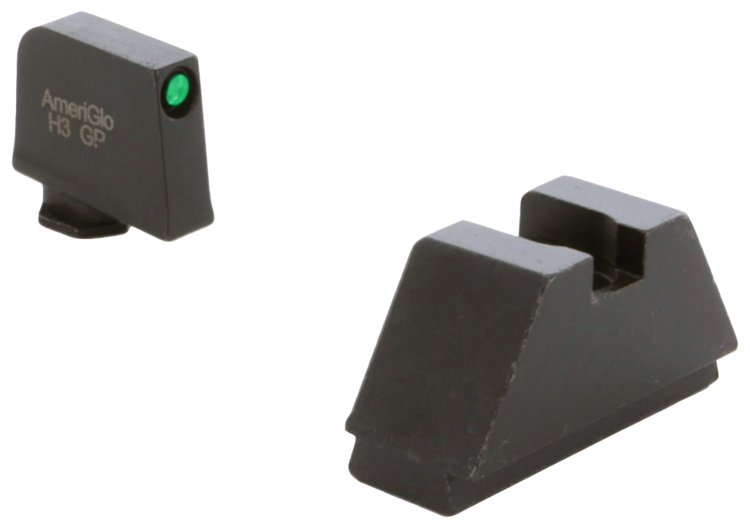 AmeriGlo GL810 Optic Compatible Sight Set for Glock 2XL Tall Green Tritium Black Outline Front Sight-Black Rear Sight 3 AmeriGlo GL810 Optic Compatible Sight Set for Glock 2XL Tall Green Tritium Black Outline Front Sight-Black Rear Sight