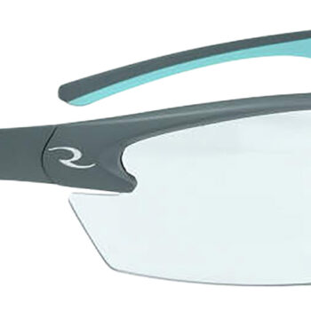 Radians WS2310CS Ladies Range Eyewear Women Clear Lens Gray with Aqua Accents Frame