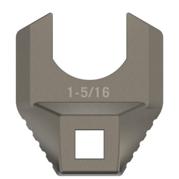 Real Avid AVMF1516BNW Master -Fit Barrell Nut Wrench 1 5/16" Titanium Titanium/Stainless Steel AR-Platform Free-Float Handle
